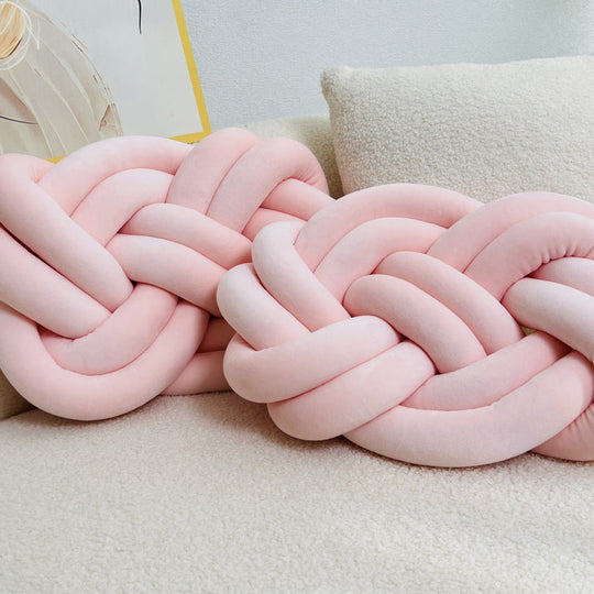 Set di 2 cuscini decorativi in peluche