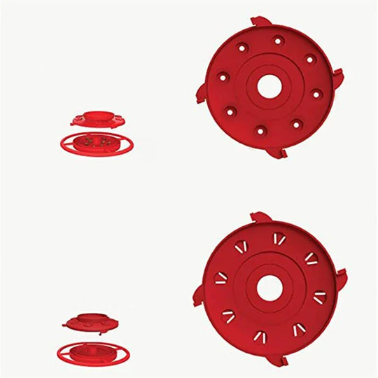 Hanging Hummingbird Feeder – Bee Guard and 8 Perches for the Garden