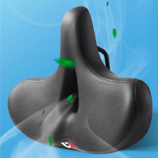 Breed Fietszadel – Schokabsorberend Ergonomisch Ontwerp