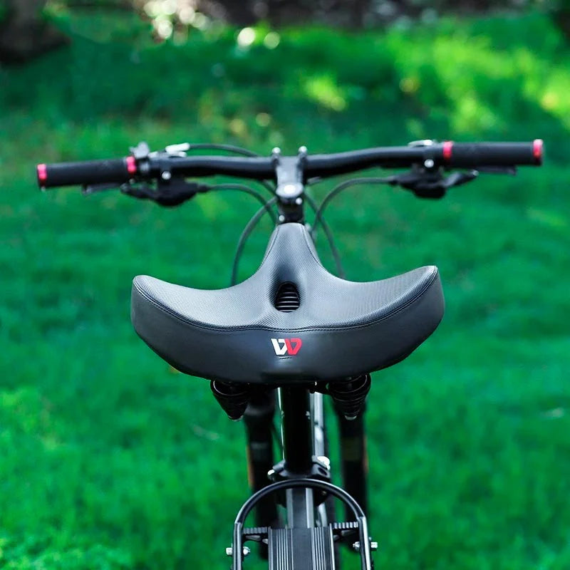 Breed Fietszadel – Schokabsorberend Ergonomisch Ontwerp