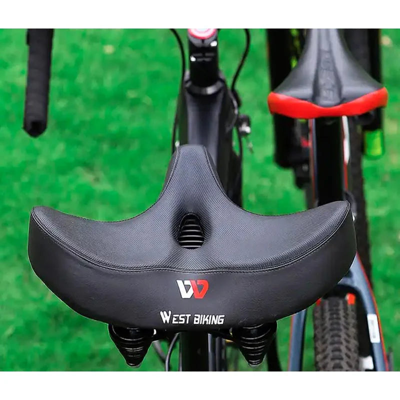 Breed Fietszadel – Schokabsorberend Ergonomisch Ontwerp