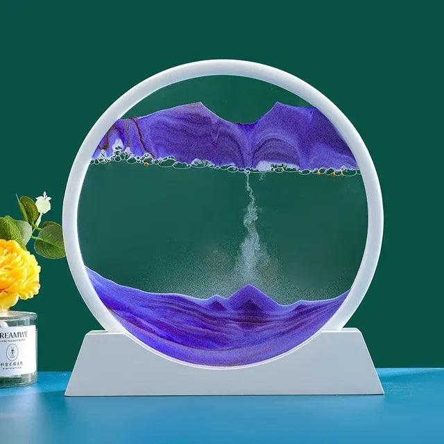 Clessidra creativa con sabbia liquida