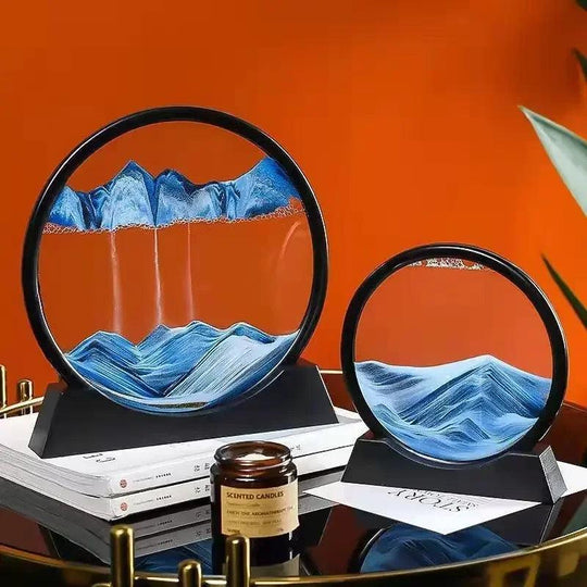 Clessidra creativa con sabbia liquida