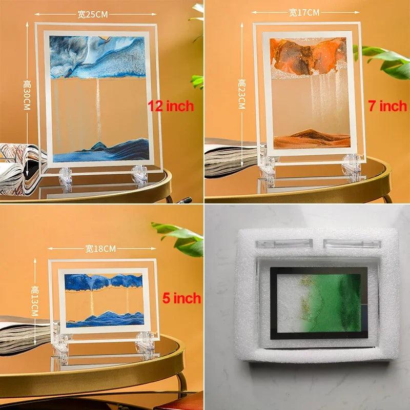 Clessidra creativa con sabbia liquida