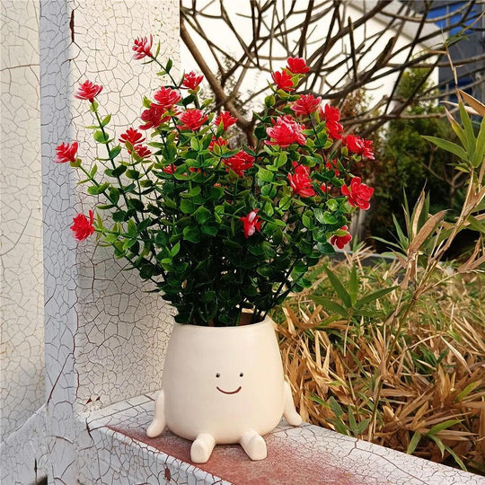 Vaso sospeso per piante grasse