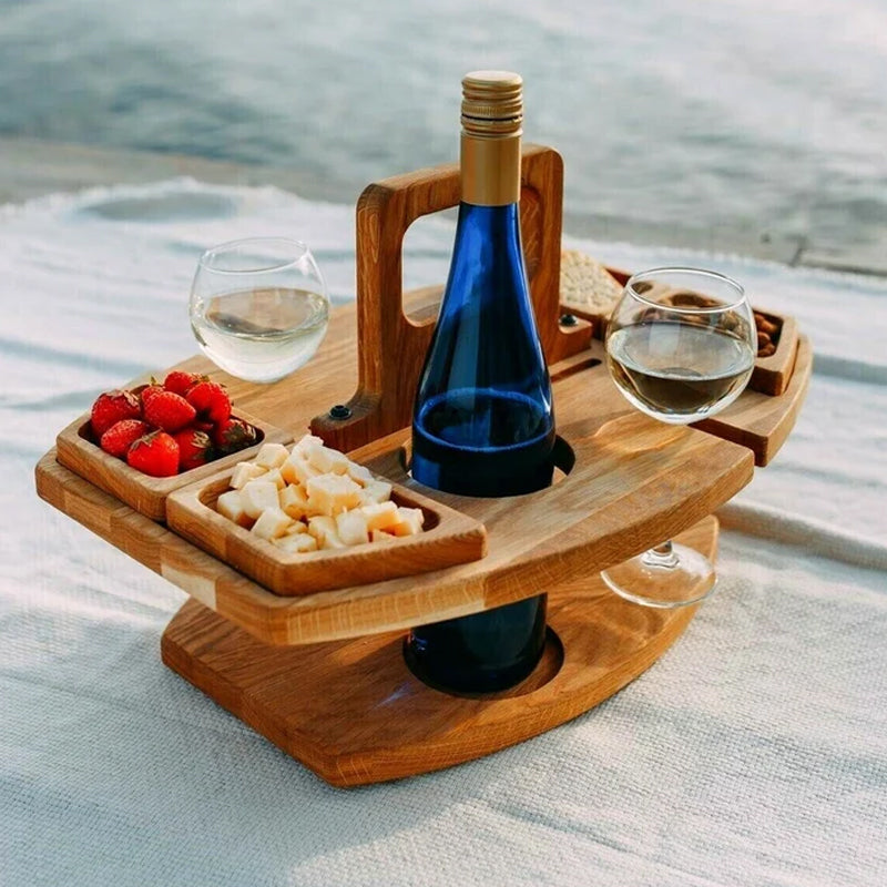 Wood & Hills – Portable Table for Nature and Wine
