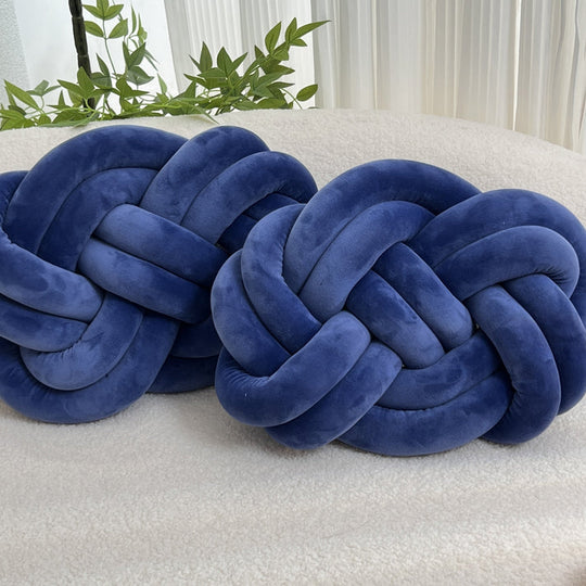 Set di 2 cuscini decorativi in peluche