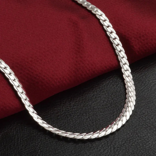 Collana Bliss argentata