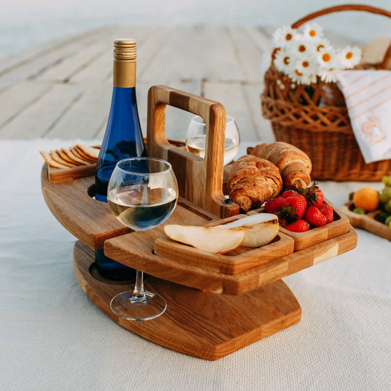 Wood & Hills – Portable Table for Nature and Wine