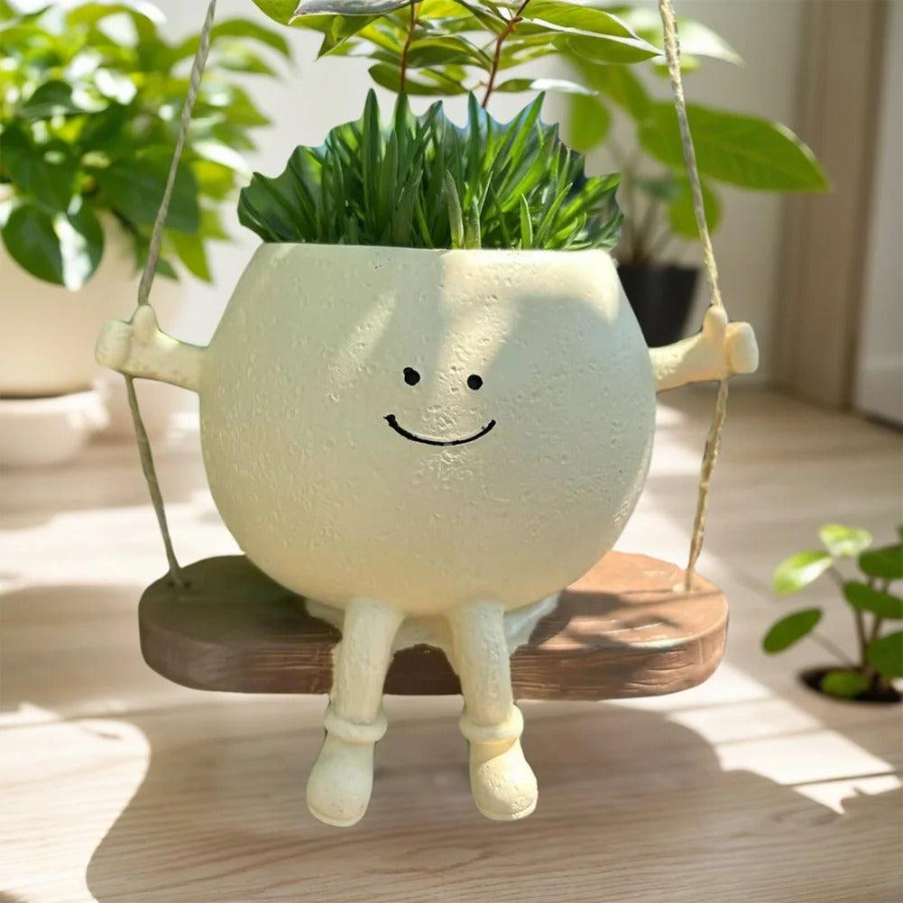 Vaso sospeso per piante grasse