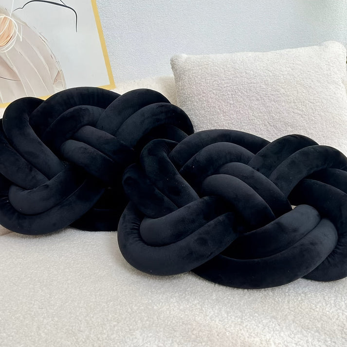 Set di 2 cuscini decorativi in peluche