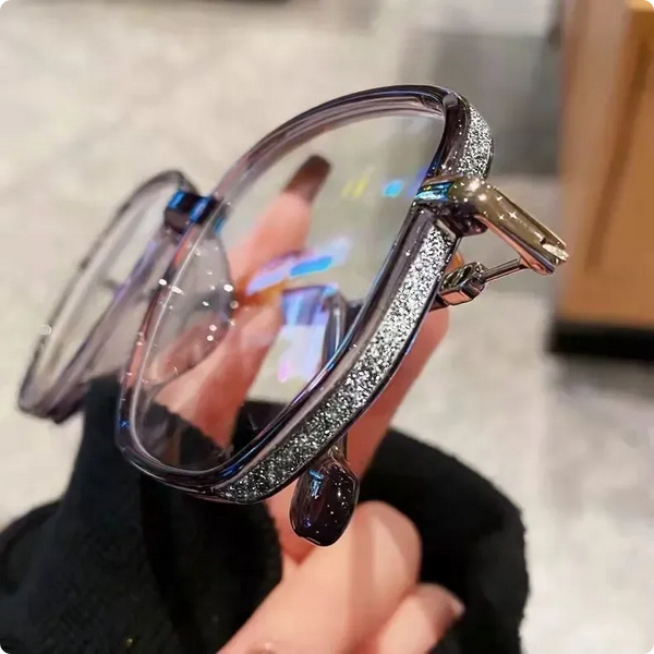 Large-Frame Reading Glasses for Women | Metal-Detail Fashion Eyewear