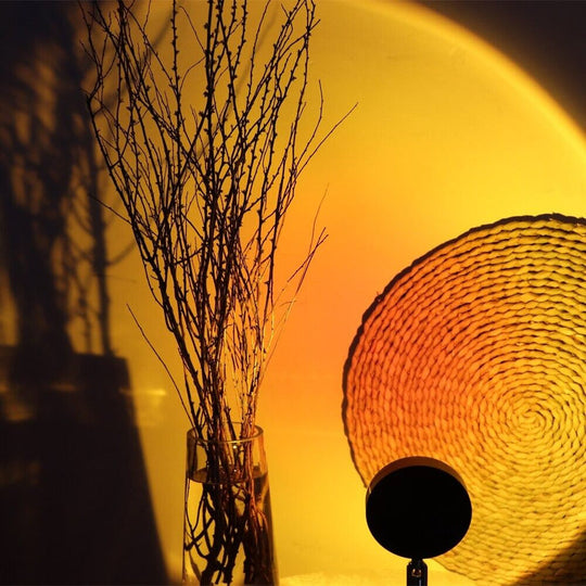 Lampada proiettore per tramonto | Luce d’atmosfera dorata ed estetica per la decorazione della stanza