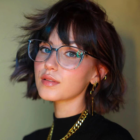 Large-Frame Reading Glasses for Women | Metal-Detail Fashion Eyewear