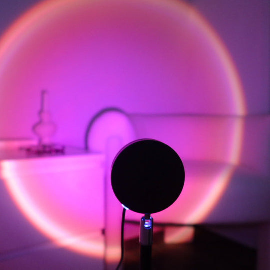 Lampada proiettore per tramonto | Luce d’atmosfera dorata ed estetica per la decorazione della stanza