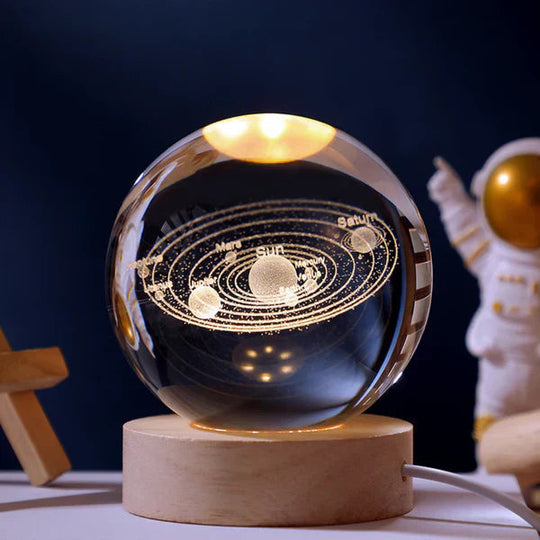 Glowing LED Orb | Rechargeable Lamp for Ambient Lighting