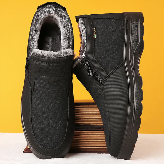 Heren Warme Winterlaarzen | Gevoerde Schoenen voor Koude Dagen