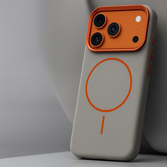 Leren iPhone 17 Hoesje – MagSafe Compatibel met Valbestendig Leder