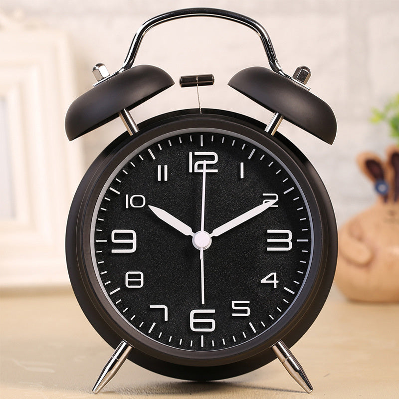 Sveglia analogica meccanica | Orologio da tavolo classico a carica manuale