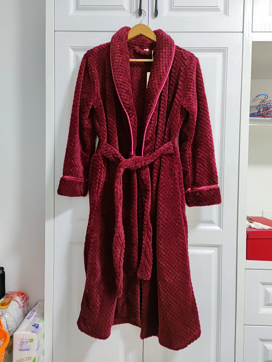 Warme Winter Badjas | Lange Pluche Ochtendjas voor Koude Dagen