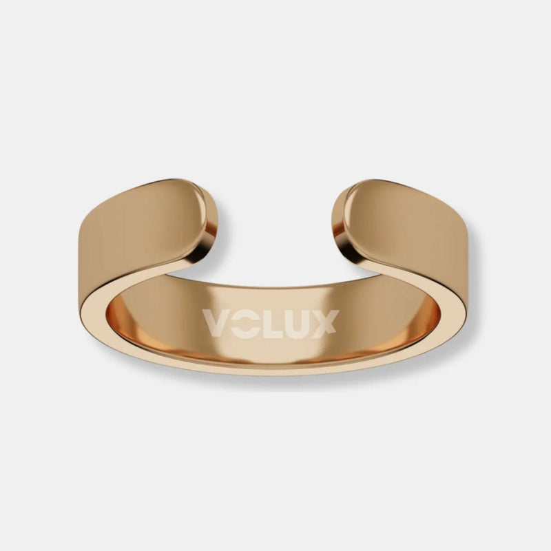 Verstelbare Manchet Ring met Vier Magneten | Goudkleurige Band