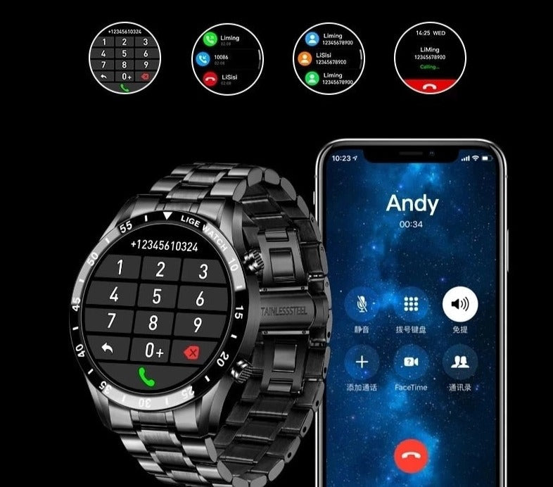 Smartwatch for Men | Slim Business & Fitness Tracker
