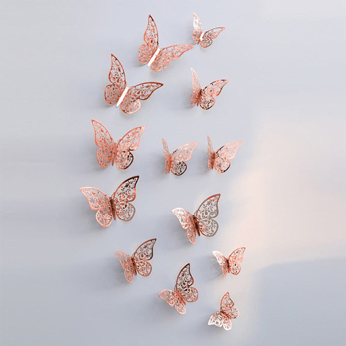 3D Butterfly Wall Stickers