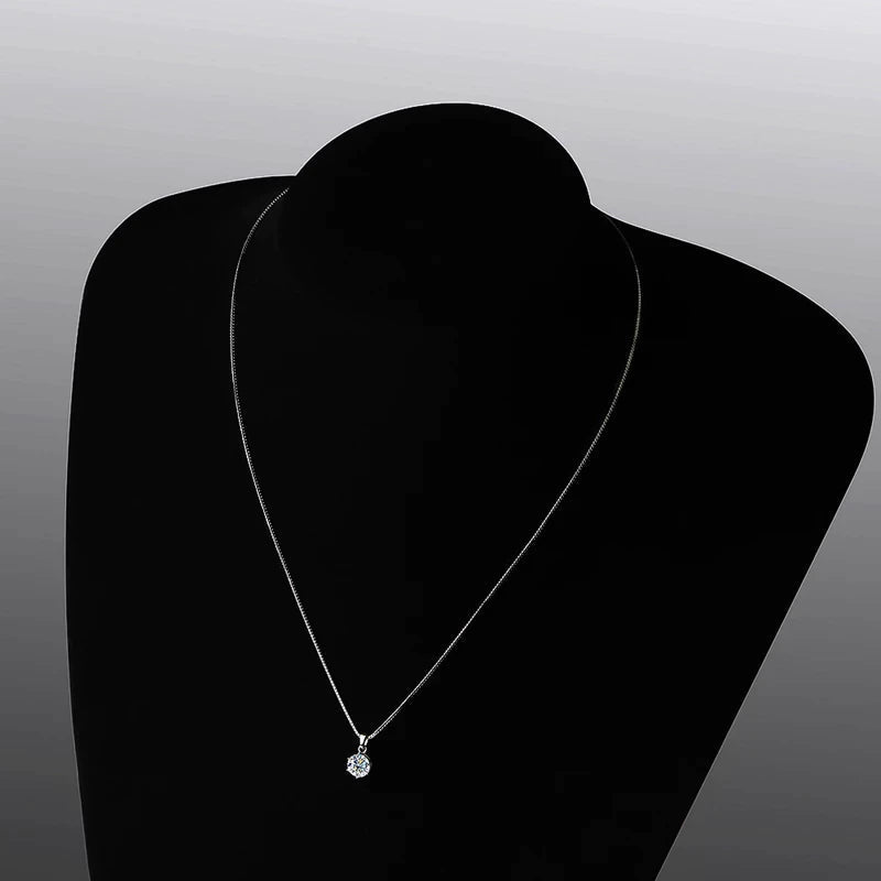 Klassieke Moissanite Ketting – Straal als de Ster die je Bent