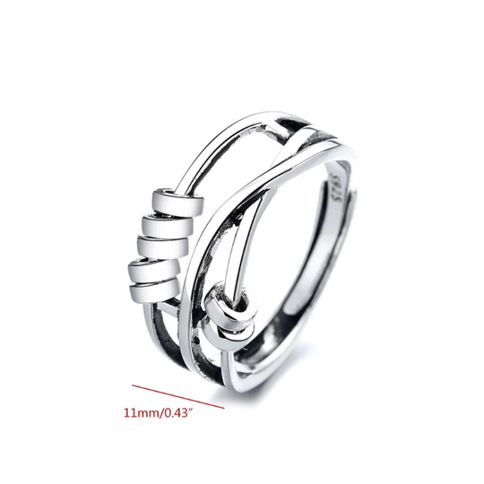 Anti-angst Ring – Voor Rust in Elke Draai