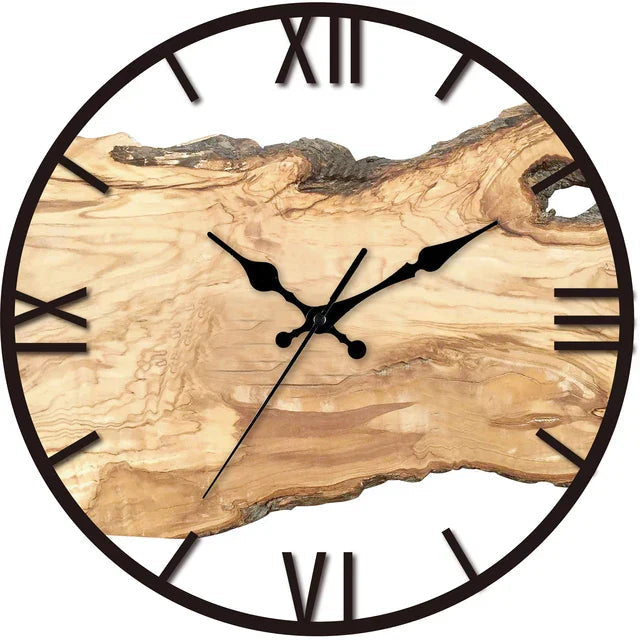 Transparent Minimalist-Design Wall Clock