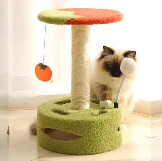Scratch & Play Tower – Compact Scratching Fun for Every Cat