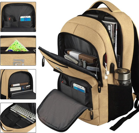 Anti-diefstal Laptop Rugzak – Slim Model met USB-poort