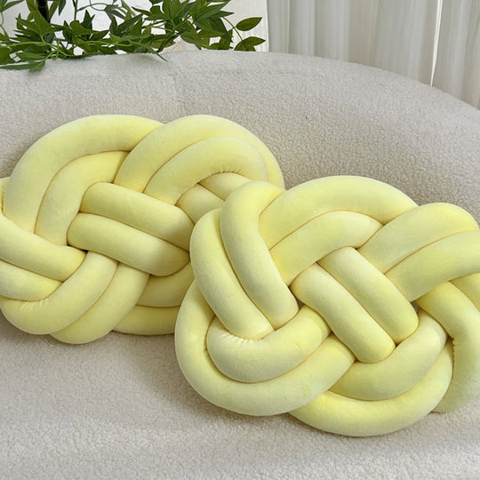 Set di 2 cuscini decorativi in peluche