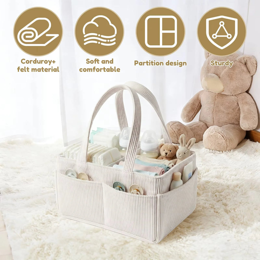 Baby Organizer – Opvouwbaar met Verstelbare Vakken
