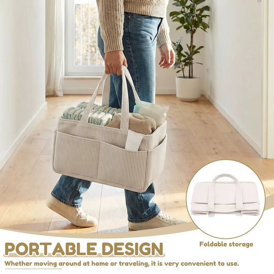 Baby Organizer – Opvouwbaar met Verstelbare Vakken