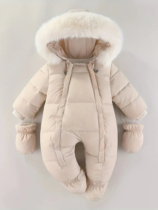 Babypak Winter – Gevoerd met Capuchon en Rits