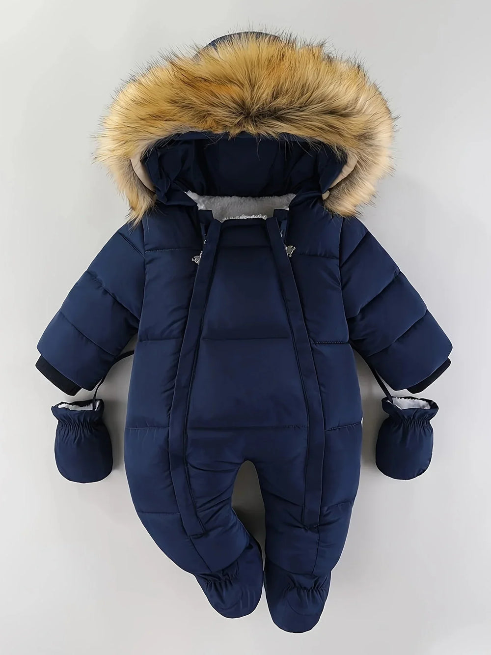 Babypak Winter – Gevoerd met Capuchon en Rits