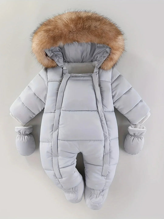Babypak Winter – Gevoerd met Capuchon en Rits