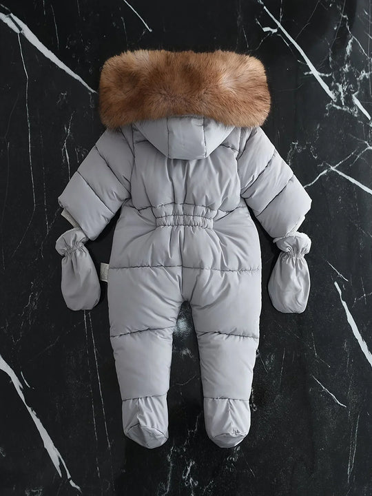 Babypak Winter – Gevoerd met Capuchon en Rits