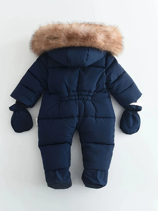 Babypak Winter – Gevoerd met Capuchon en Rits