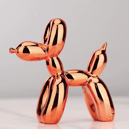 Ballonhond Sculptuur – Decoratief Beeld met Glanslaag