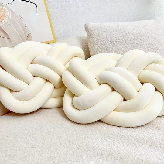 Set di 2 cuscini decorativi in peluche
