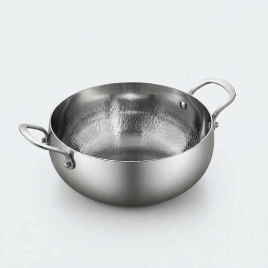 Braadpan Titanium – Diep Model met Natuurlijke Antiaanbakwerking