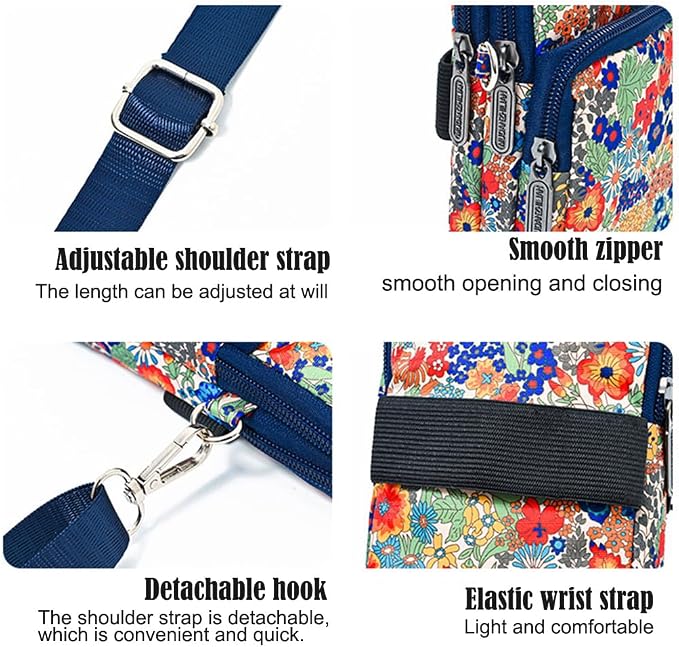 Crossbodytas Compact – met Drie Vakken