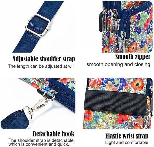 Crossbodytas Compact – met Drie Vakken