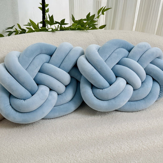 Set di 2 cuscini decorativi in peluche