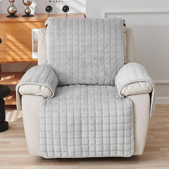 Fauteuilhoes Gewatteerd – met Zijvak voor Afstandsbediening