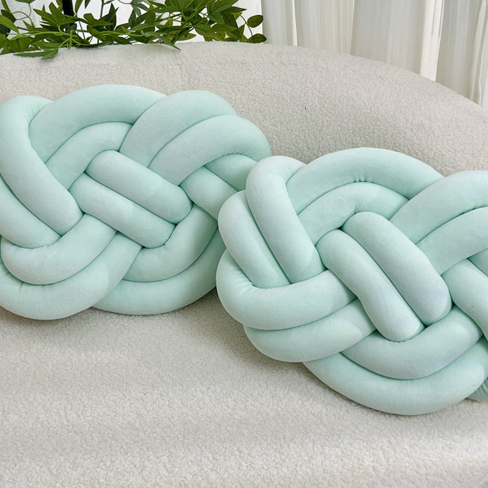 Set di 2 cuscini decorativi in peluche