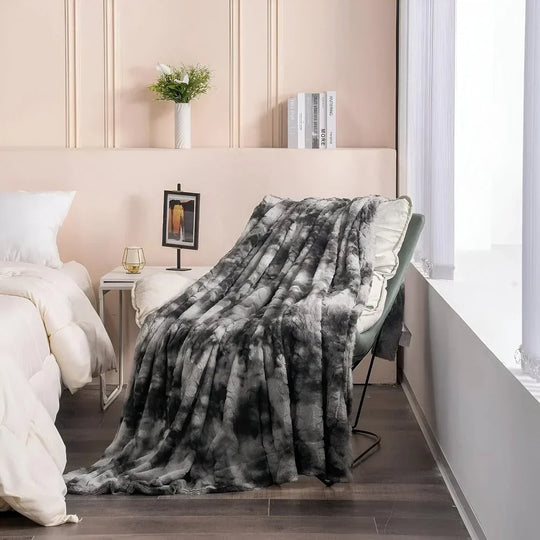 Fleecedeken Zacht – met Tie-dye Dessin