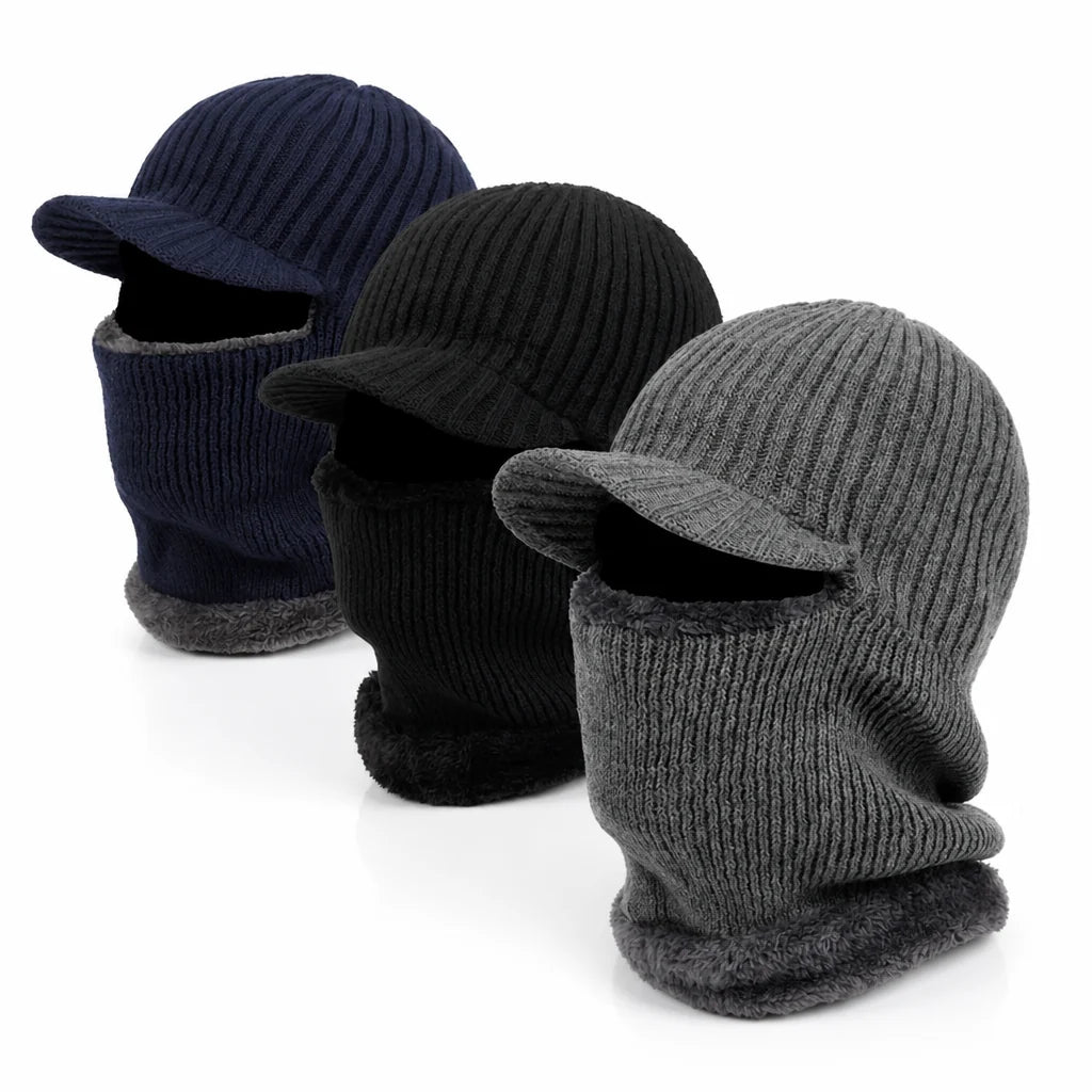 Gezichtsmasker Winter – Fleecegevoerd met Klep